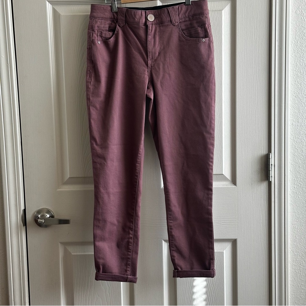 Democracy Light Purple “Ab”solution Ankle Jeans Women’s Size 6 - Picture 3 of 9
